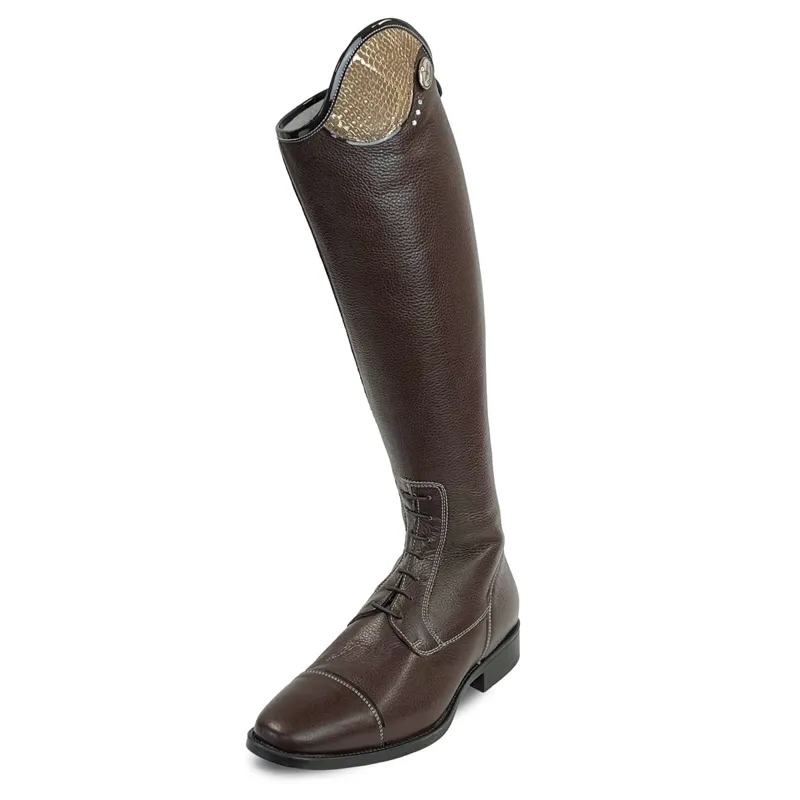 DeNiro Salentino Regal Laced Tall Riding Boots Quick Brown Brown