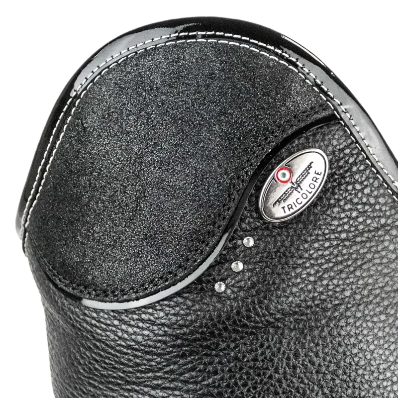 DeNiro Salentino Glitter Unlaced Tall Riding Boots - Quick Black/Black-1