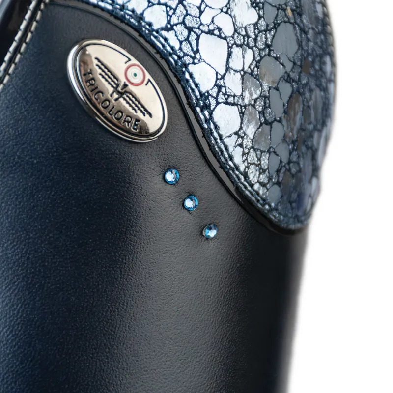 DeNiro Salentino Ice Unlaced Tall Riding Boots - Smooth Blue/Sky-6