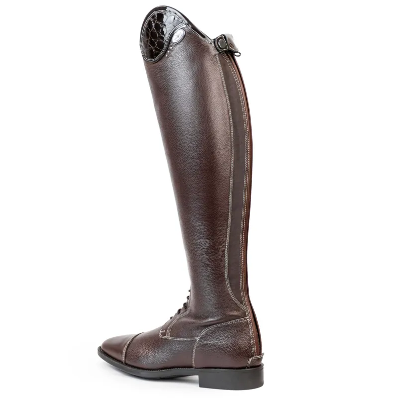 DeNiro Salentino Lucido Laced Riding Boots - Quick Brown/Moka-1