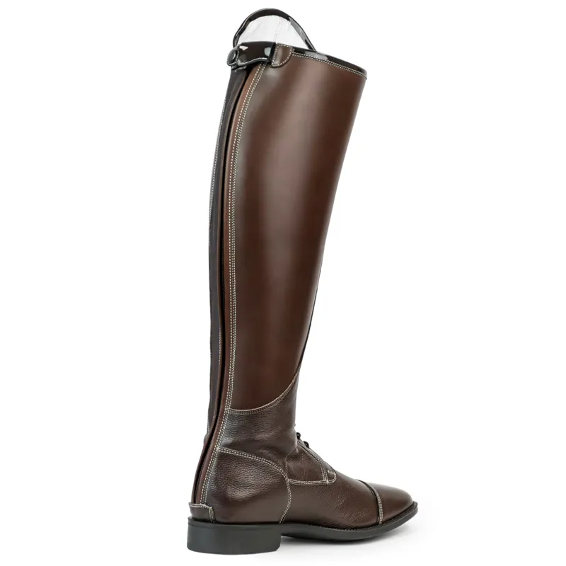 DeNiro Salentino Lucido Laced Riding Boots - Quick Brown/Moka-2