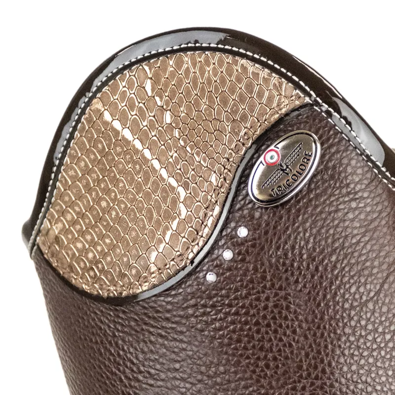 DeNiro Salentino Regal Laced Tall Riding Boots - Quick Brown/Brown-1