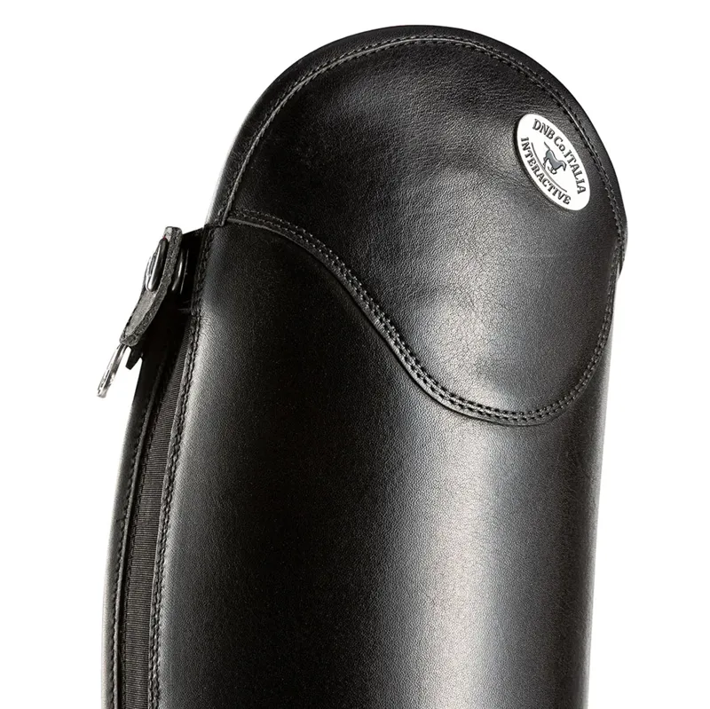 DeNiro Salento Unlaced Tall Riding Boots with Spur Studs - WRAT Black-1