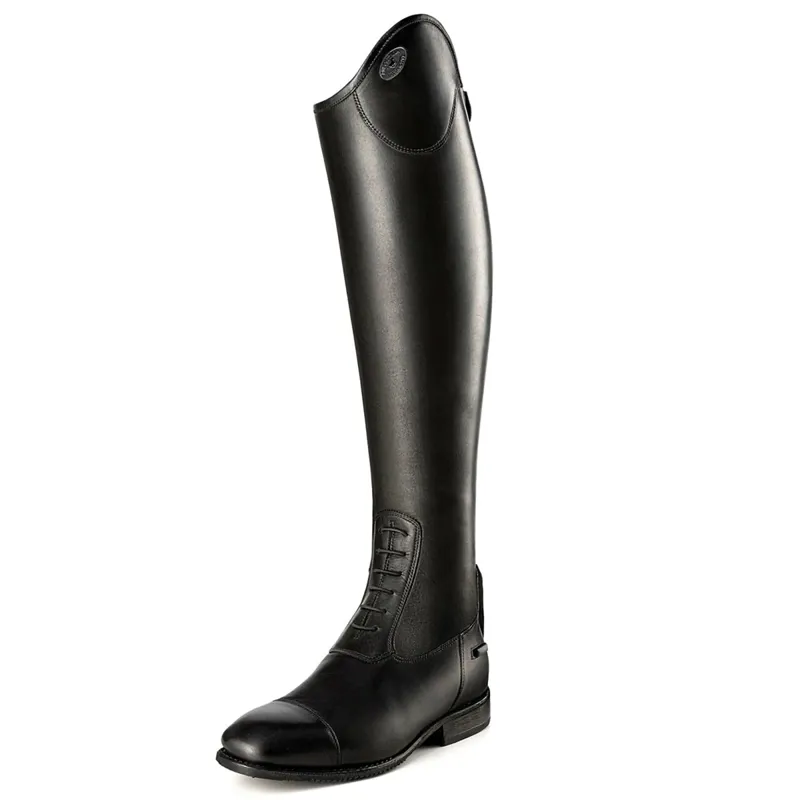 DeNiro Salento Laced Tall Riding Boots with Spur Studs  - WRAT Black