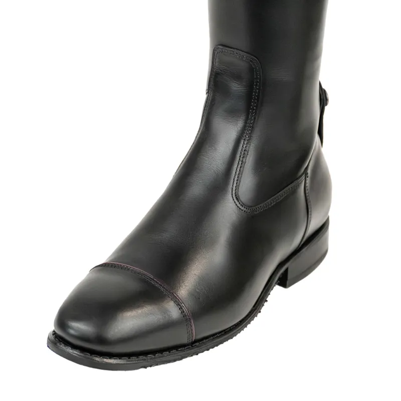 DeNiro Salento Lucidi Sfumato Unlaced Riding Boots - WRAT Black/Viola-5