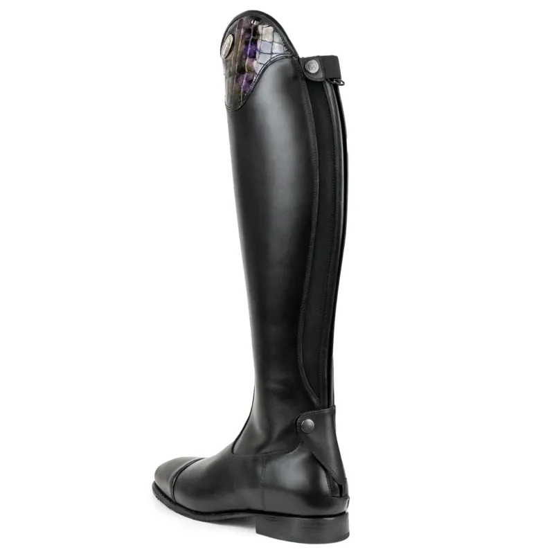 DeNiro Salento Lucidi Sfumato Unlaced Riding Boots - WRAT Black/Viola-3