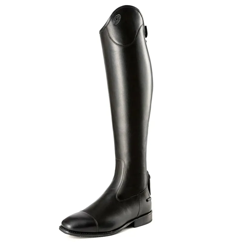 DeNiro Salento Unlaced Tall Riding Boots with Spur Studs - WRAT Black