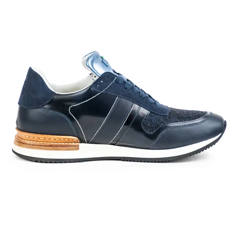 DeNiro Vice Versa WRAT Ladies Trainers - Indigo Blue/Grey-4
