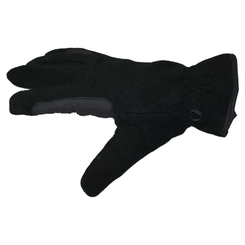Dever Winter Fleece Adults Riding Gloves - Black