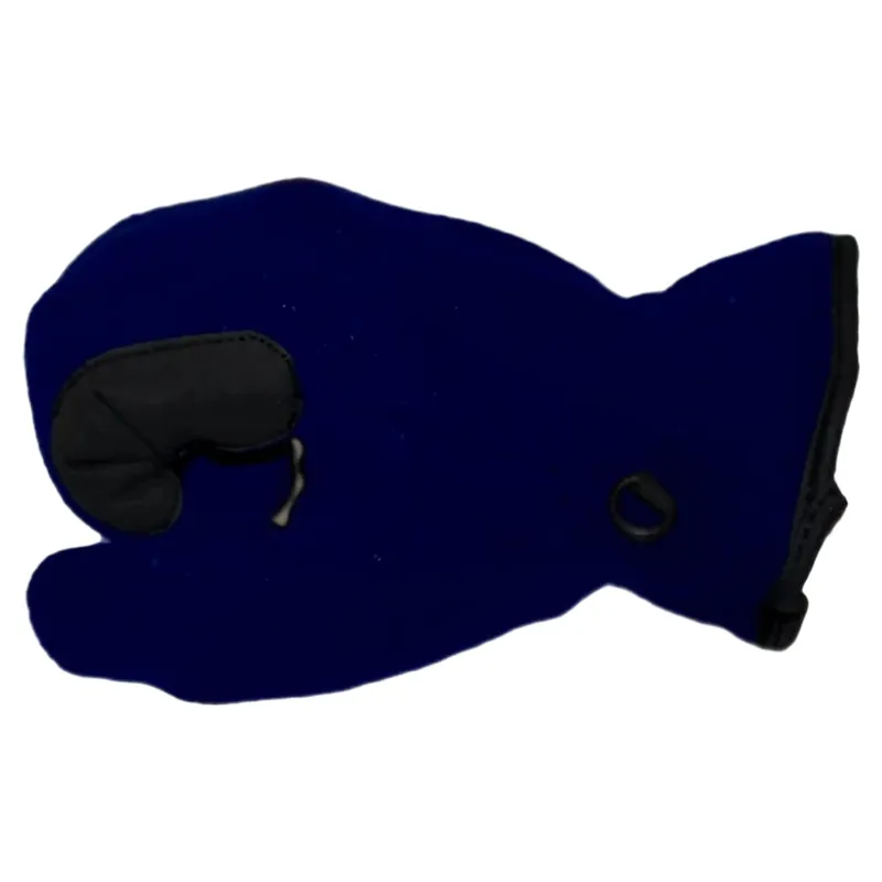 Dever Winter Fleece Adults Riding Gloves - Navy-1