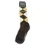 Dever Argyle Womens Riding Socks - Brown