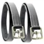 Dever Ascot Adult Stirrup Leathers - Black