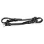 Dever Ascot Buckle Fastening Cheek Pieces - Black