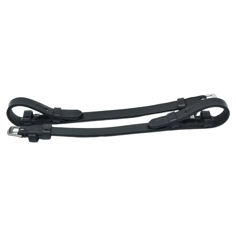 Dever Ascot Billet Cheek Pieces - Black-5