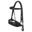Dever Ascot Comfort Dressage Flash Bridle - Black