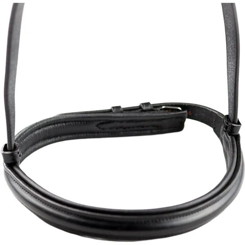 Dever Ascot Comfort Padded Cavesson Show Noseband - Black