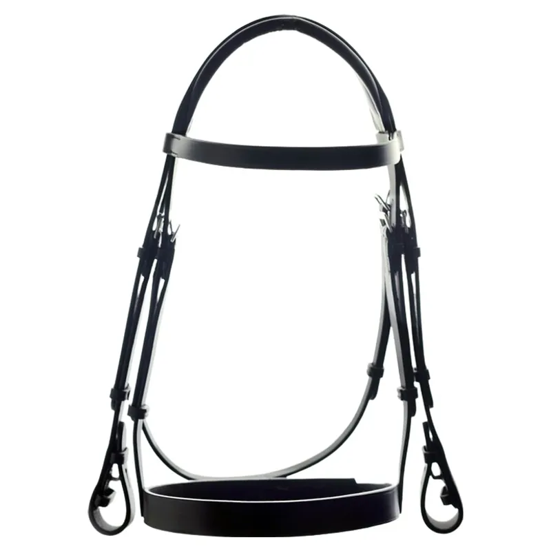 Dever Ascot Comfort Plain Bridle - Black