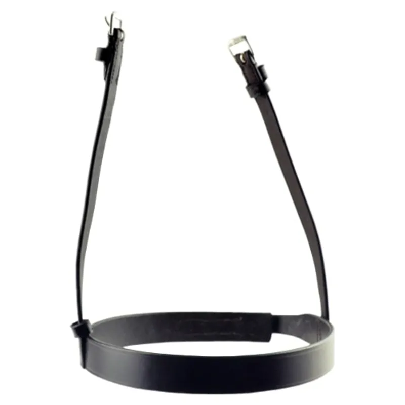 Dever Ascot Comfort Plain Cavesson Noseband - Black