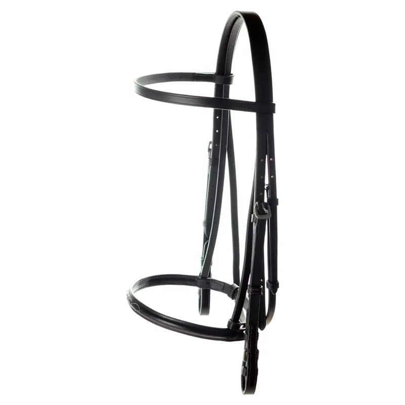 Dever Ascot Flat Race Bridle - Brown-1