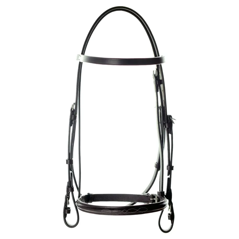 Dever Ascot Flat Race Bridle - Brown