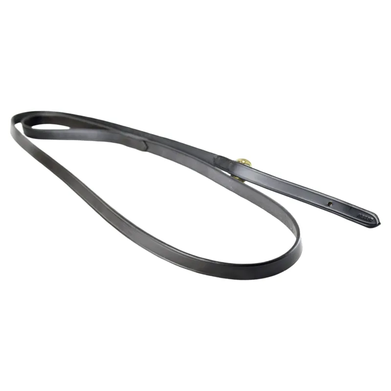 Dever Ascot Leather Lead Rein - Black-3