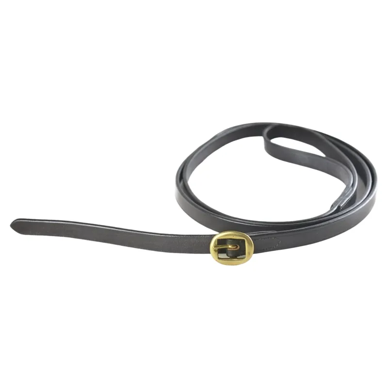 Dever Ascot Leather Lead Rein - Black