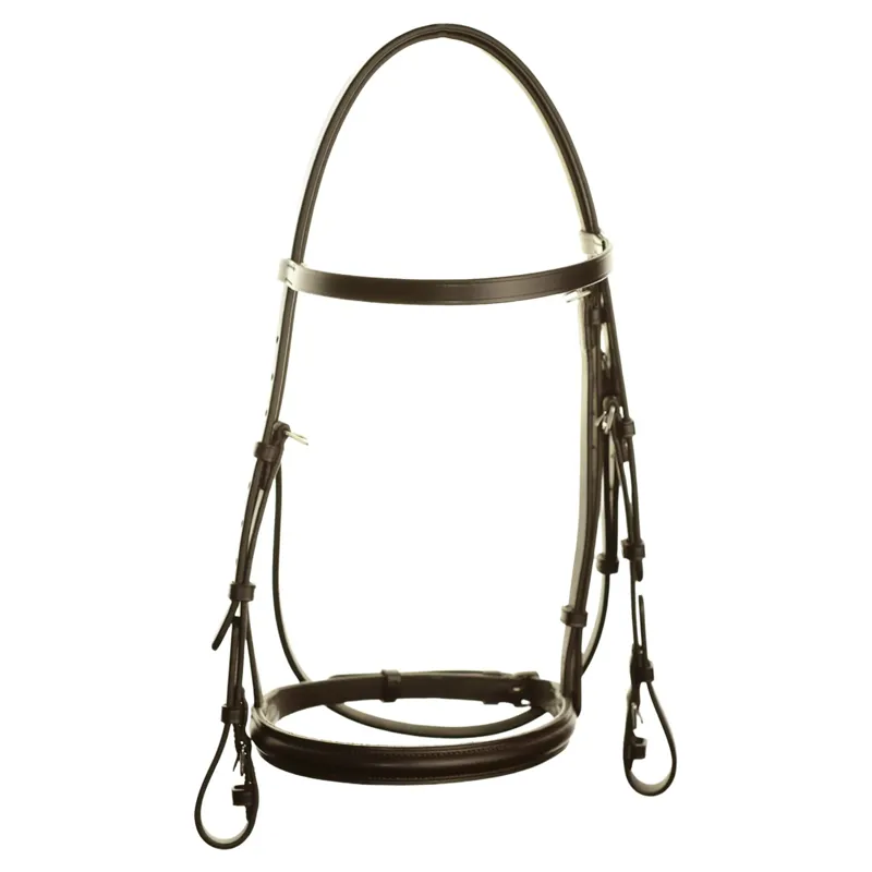 Dever Ascot National Hunt Race Bridle - Brown-2