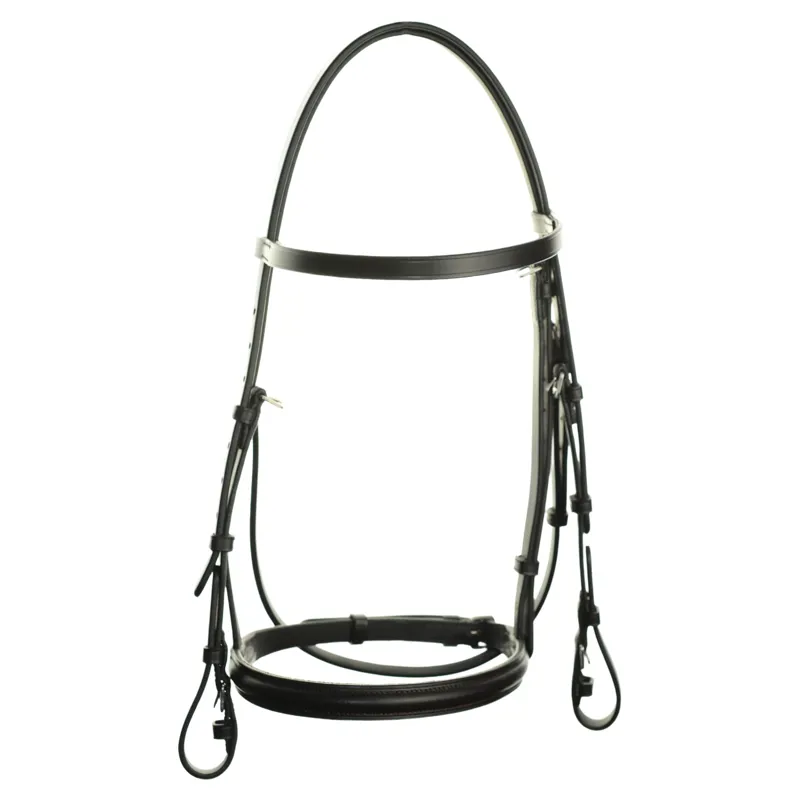 Dever Ascot National Hunt Race Bridle - Brown-2
