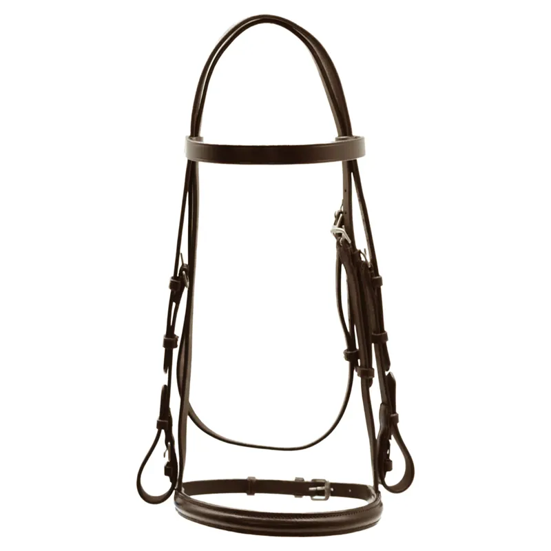 Dever Ascot National Hunt Race Bridle - Brown-1
