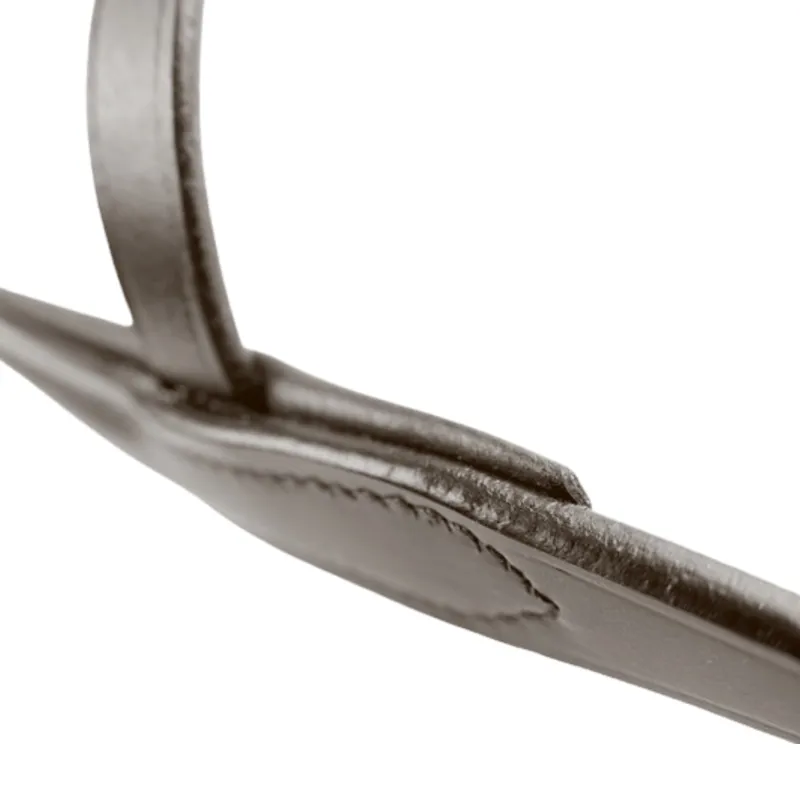Dever Ascot Padded Show Cavasson Noseband - Brown-4