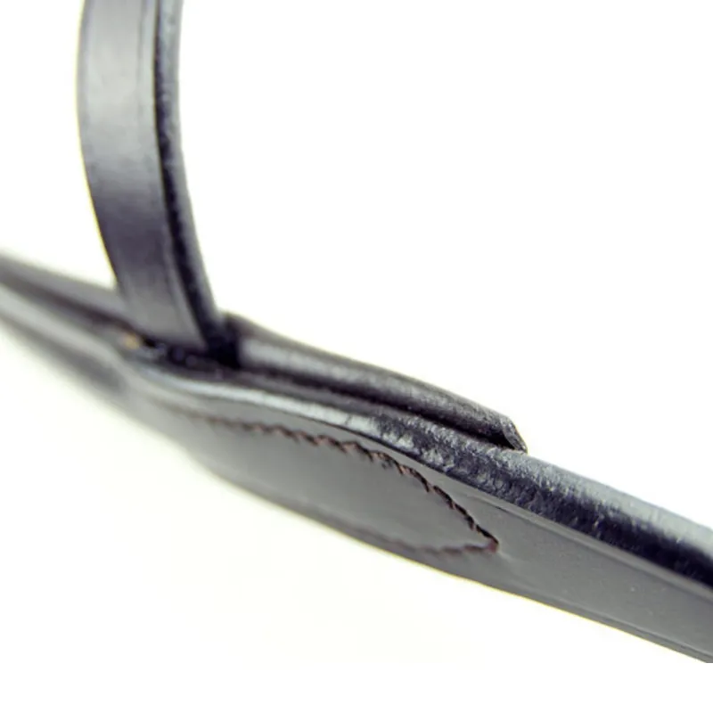 Dever Ascot Padded Show Cavasson Noseband - Black-3