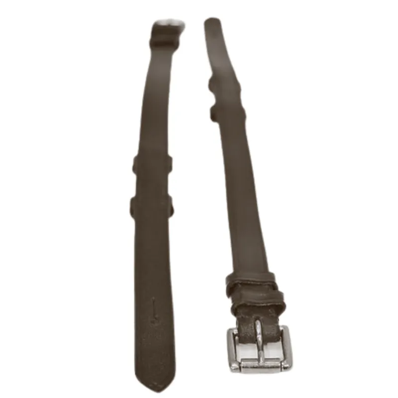 Dever Ascot Polo Cheekpieces - Brown-2