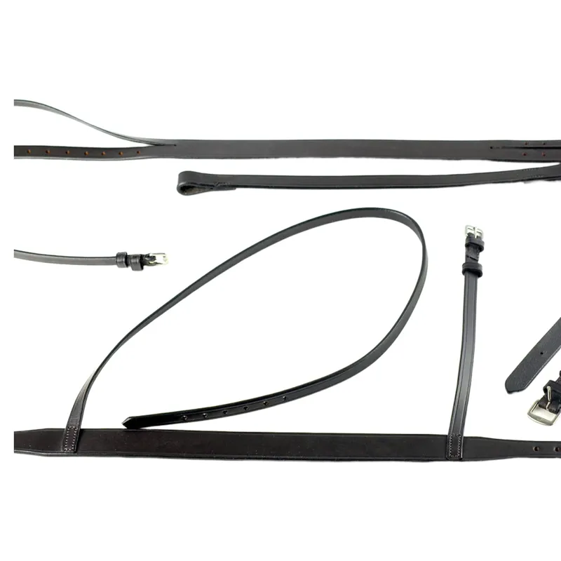 Dever Ascot Race Exercise Bridle - Brown-2