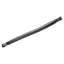 Dever Ascot Raised Padded Wide Browband - Black