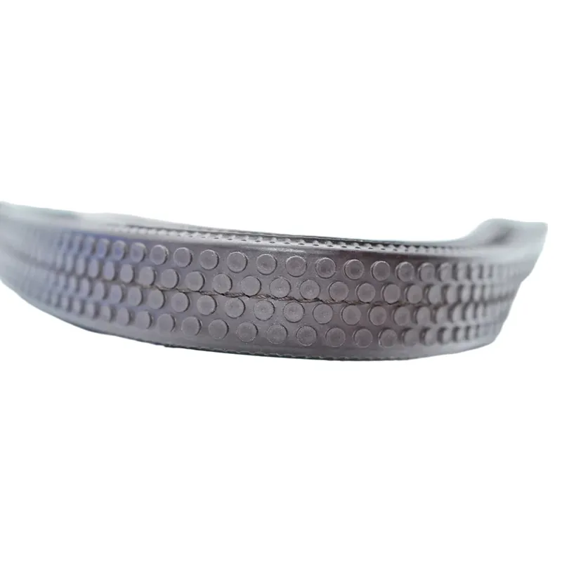 Dever Ascot Rubber Grip Reins with Buckle Fastenings - Brown-2