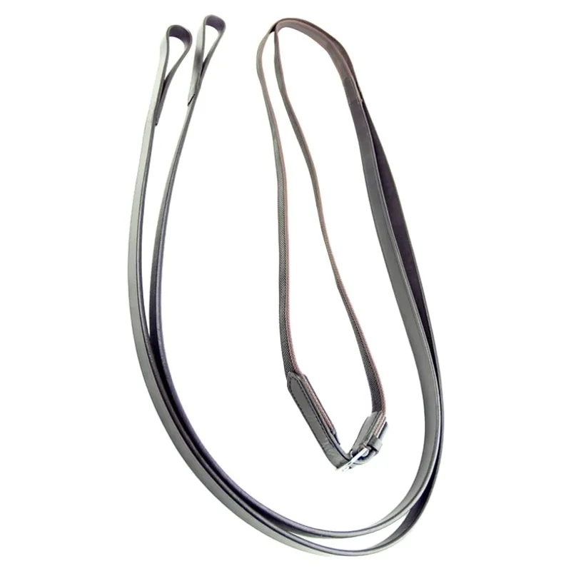 Dever Ascot Polo Running Reins - Brown-1
