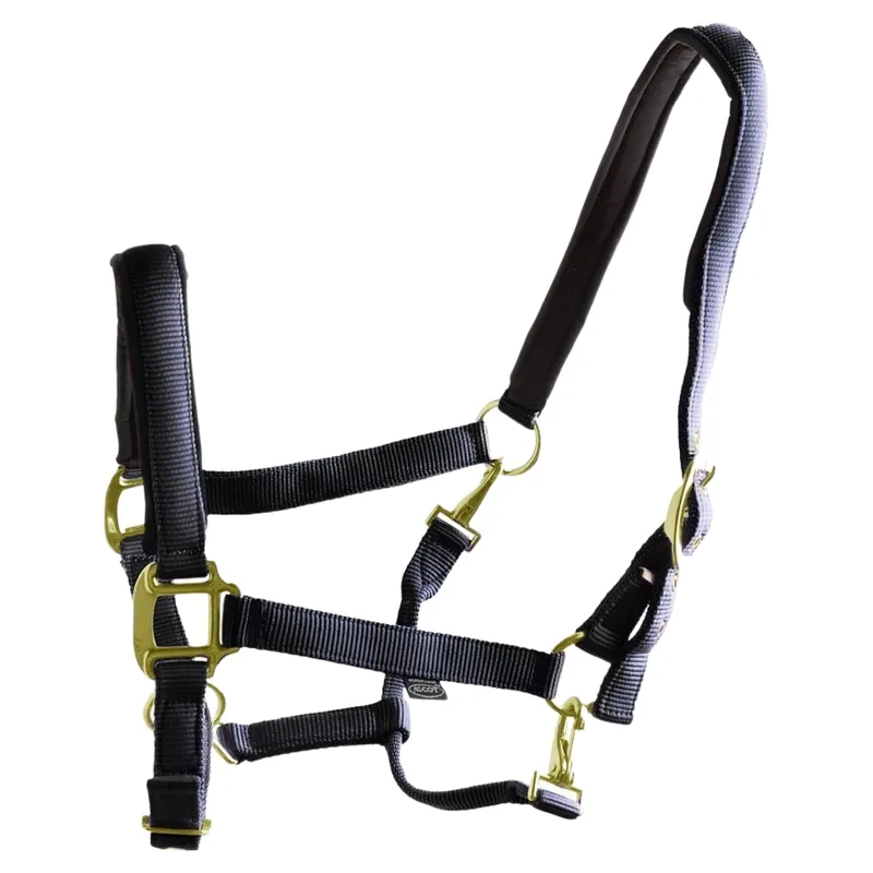 Dever Ascot Synthetic Headcollar - Black