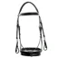 Dever Ascot Comfort Flash Bridle - Black - X-Full Size