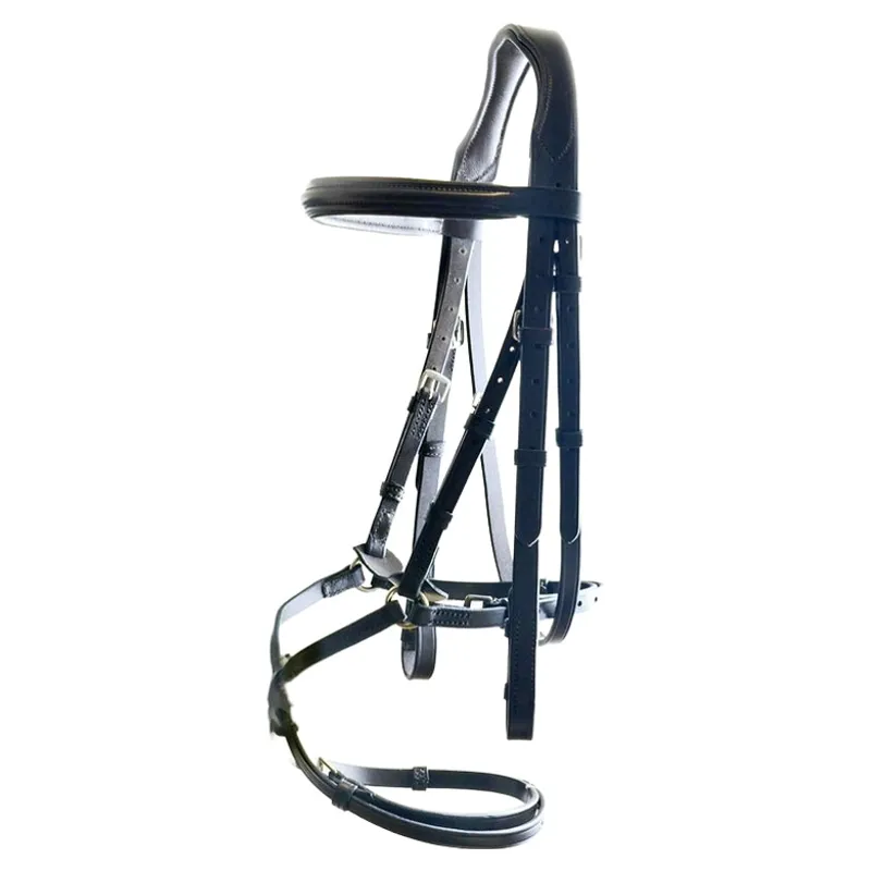 Dever Classic Comfort Grackle Bridle - Black-1