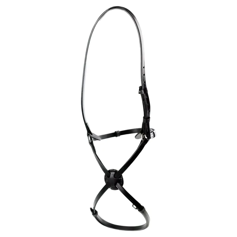Dever Classic High Ring Mexican Grackle Noseband - Black