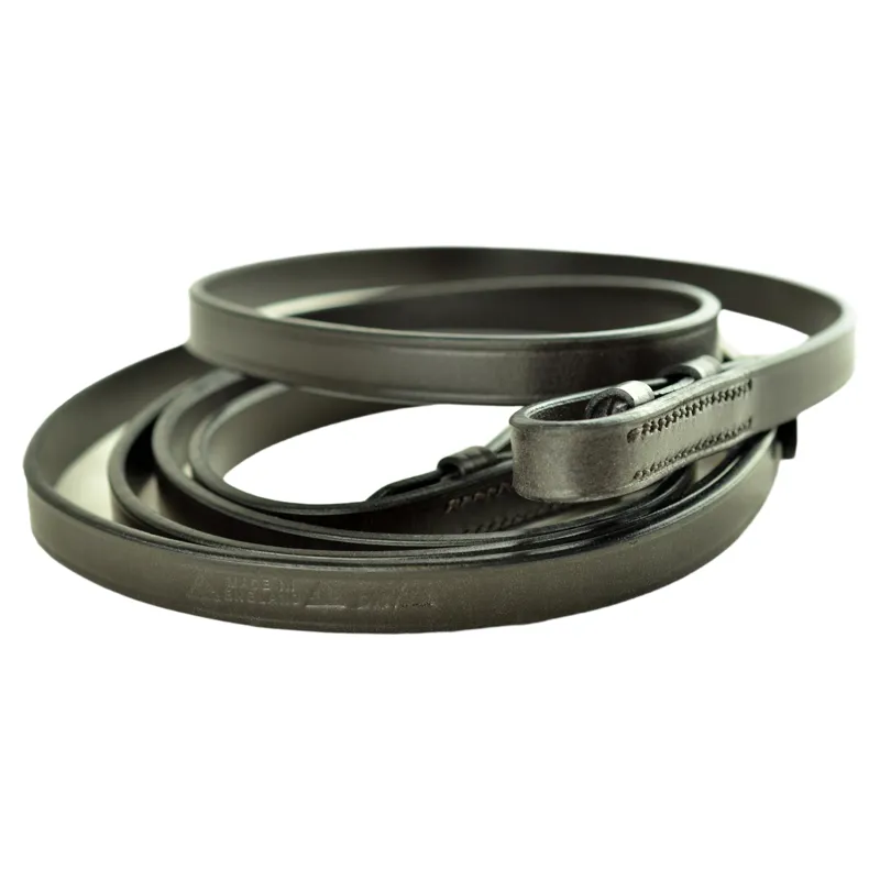 Dever Classic Plain Leather Reins - Brown