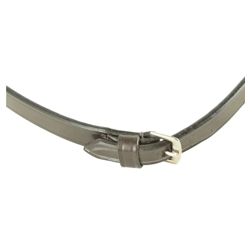 Dever Classic Rubber Grip Race Reins - Brown-4