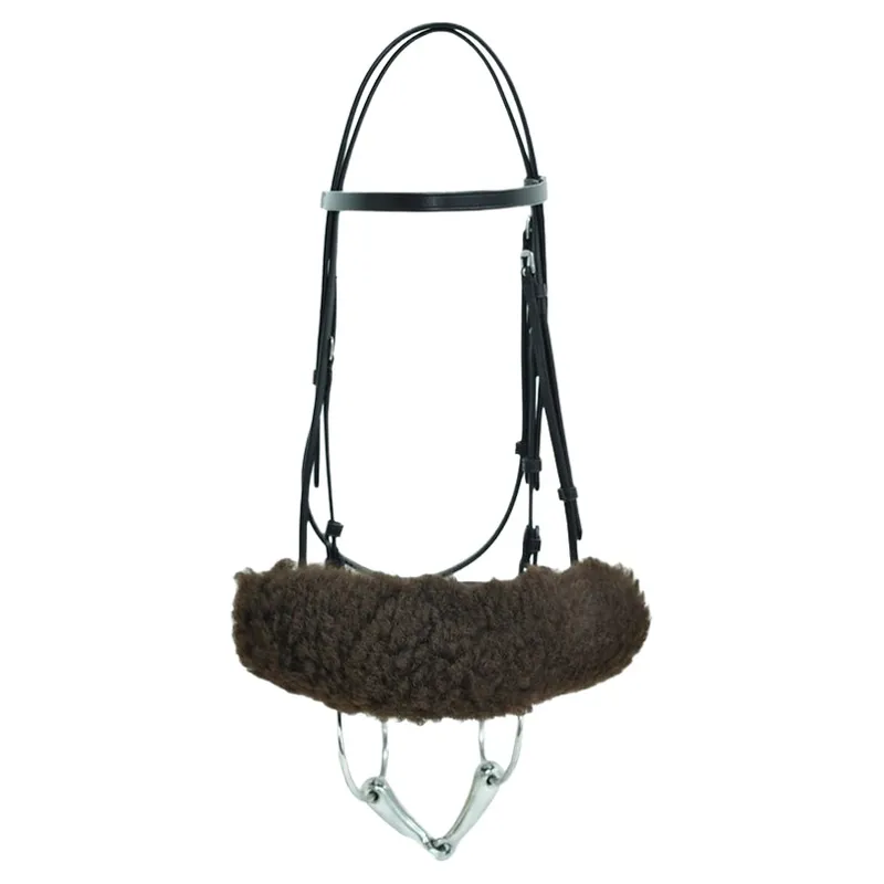 Dever Classic Wool Noseband Sleeve - Brown
