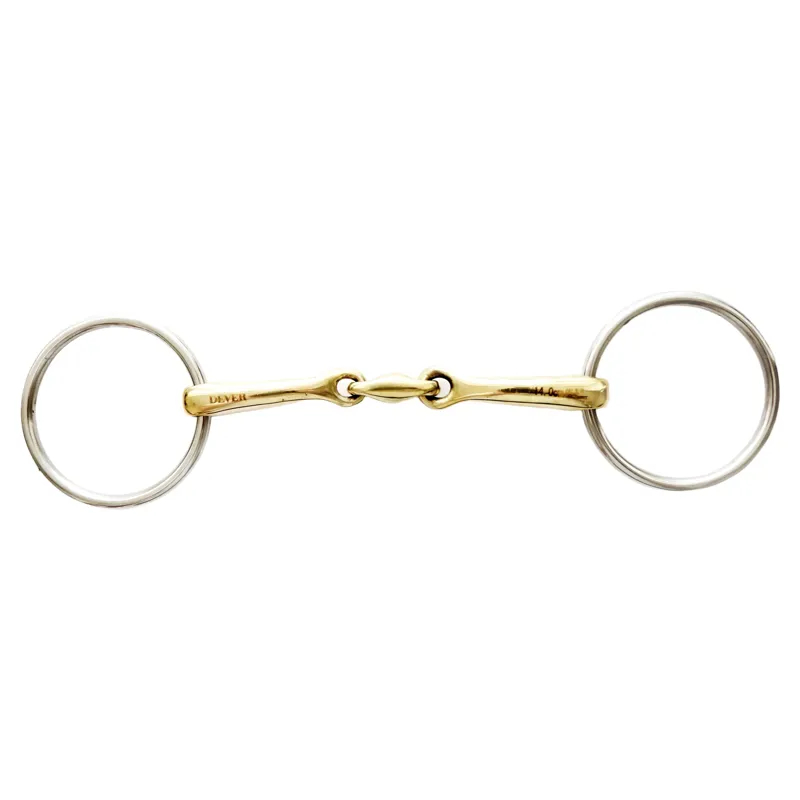 Dever Copper Mouth Lozenge Loose Ring Snaffle Bit