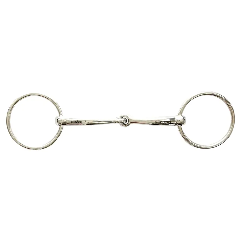 Dever Curved Single Jointed Loose Ring Snaffle Bit