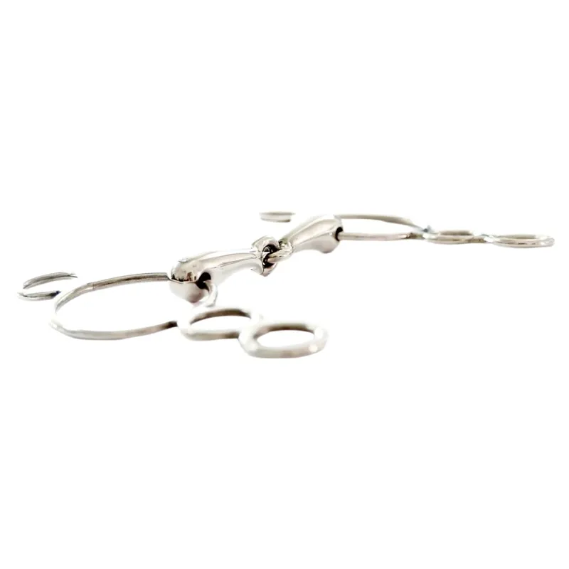Dever Single Jointed 3-Ring Continental Dutch Gag Bit-1