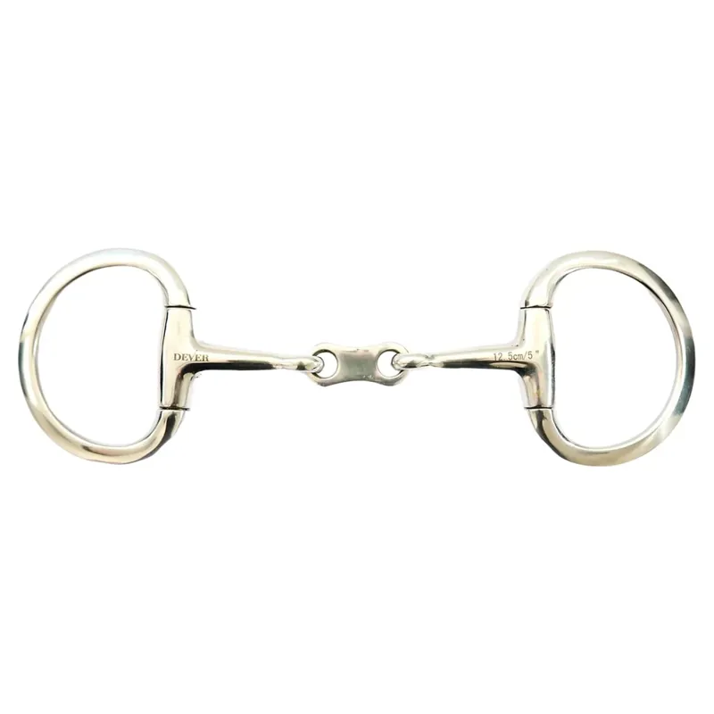 Dever French Link Eggbutt Flat Ring Snaffle Bit