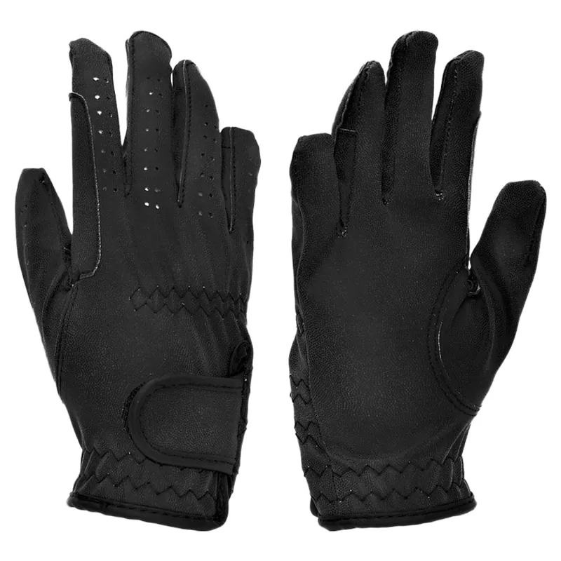 Dever Eventer Grip Riding Gloves - Black