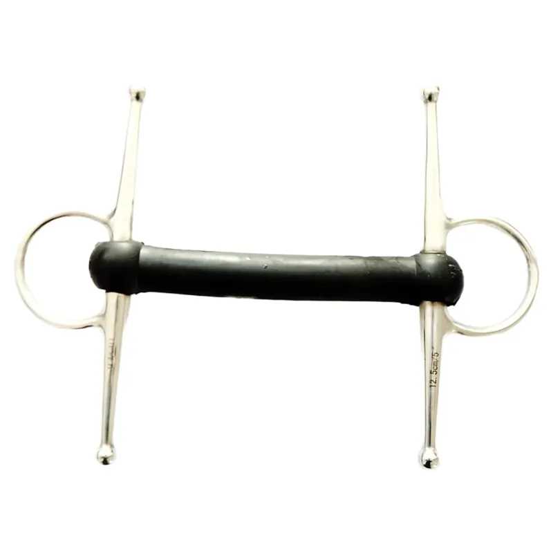 Dever Soft Rubber Mullen Mouth Full Cheek Snaffle Bit