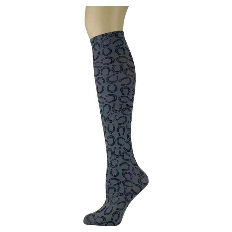 Dever Knee High Riding Socks - Good Luck Smoke 